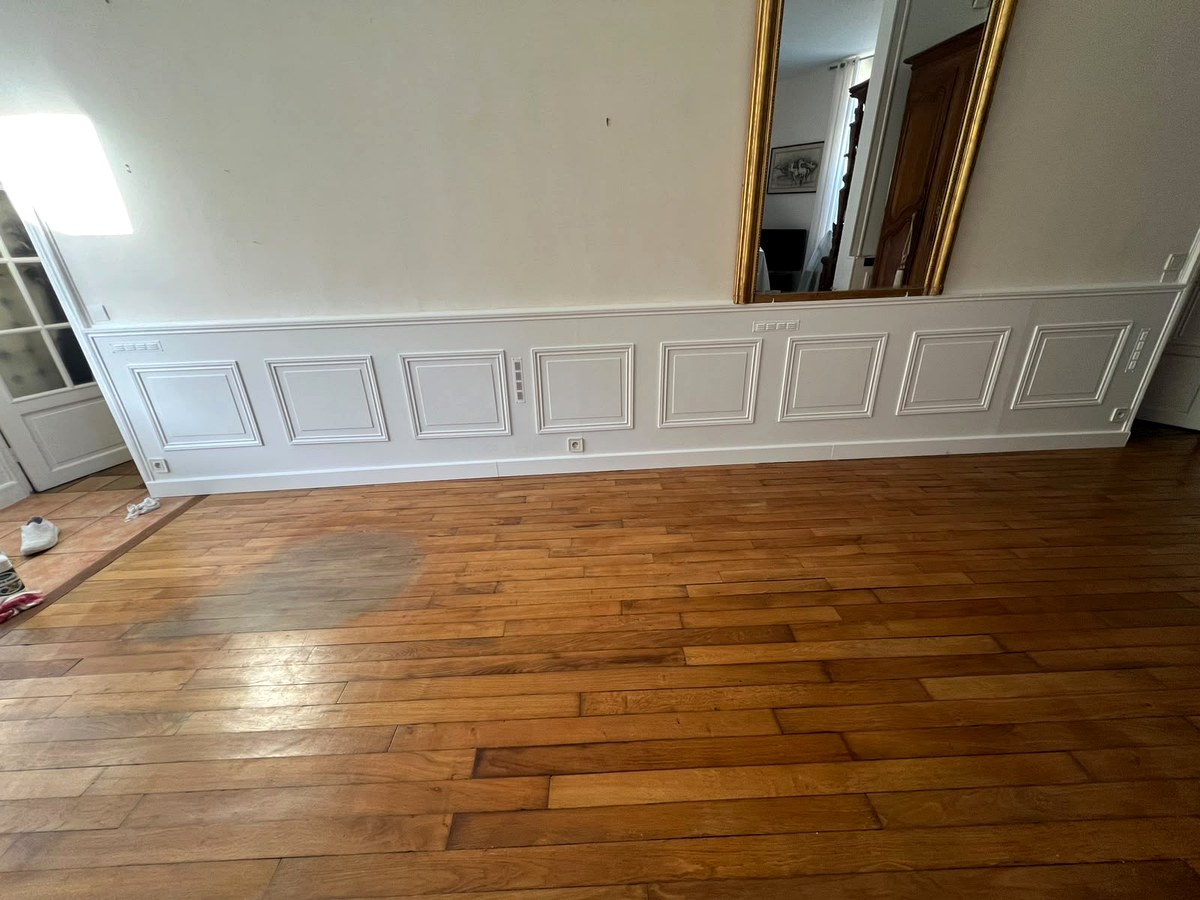 Après rénovation boiseries haussmanniennes