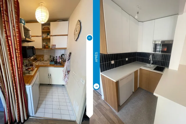 Bleu Singulier — vue 50 Avant / Après